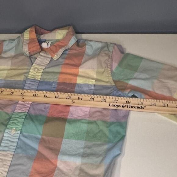 EUC Gap Kids Plaid Button Down - Boy's Size XL - Picture 4 of 5